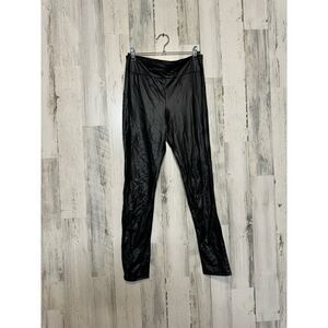 Faux leather leggings